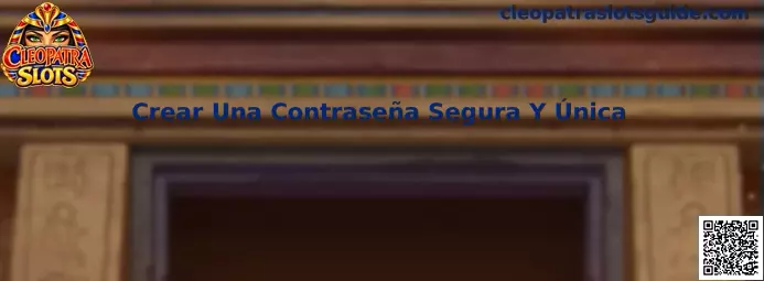 Guía para crear una contraseña segura y única en Cleopatra Slots