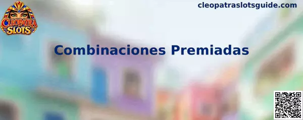 Ejemplo ilustrativo de combinaciones premiadas en Cleopatra Slots