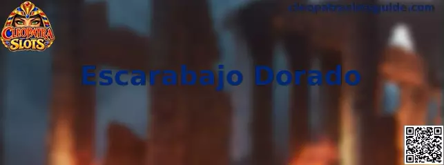 Representación temática del Escarabajo Dorado en Cleopatra Slots