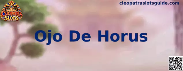 Representación temática del Ojo De Horus en una tragamonedas de estilo egipcio