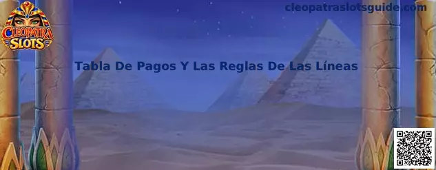 Tabla de pagos y reglas de líneas de Cleopatra Slots