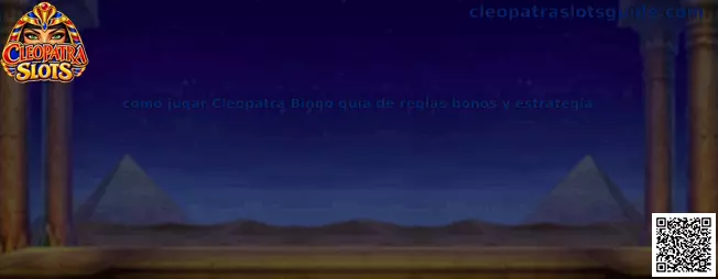 Imagen temática de Cleopatra Bingo para acompañar la guía de reglas, participaciones y bonos
