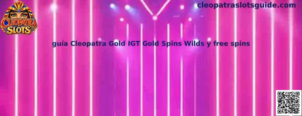 Ilustración de referencia para la guía de Cleopatra Gold, sus símbolos Wild y sus mecánicas de giros